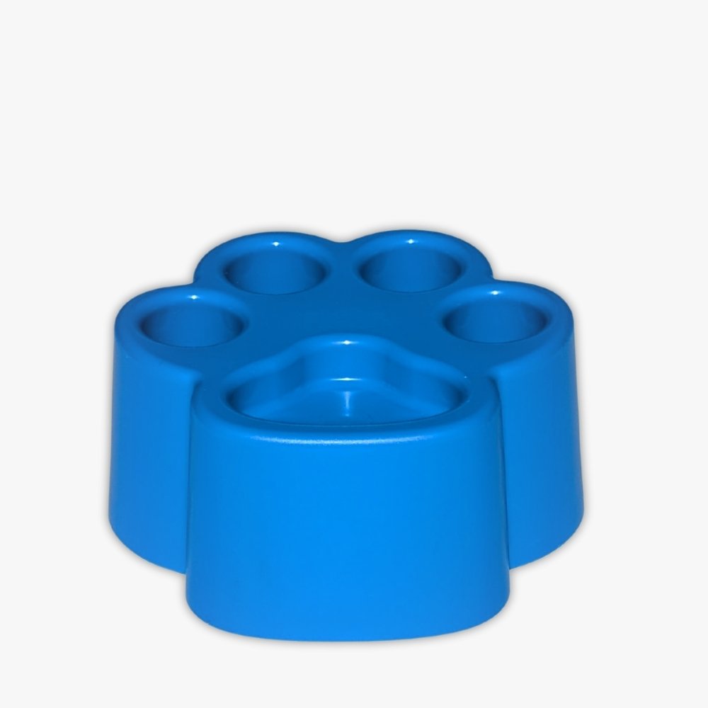 Röhrchenständer Tatze V2 Hellblau