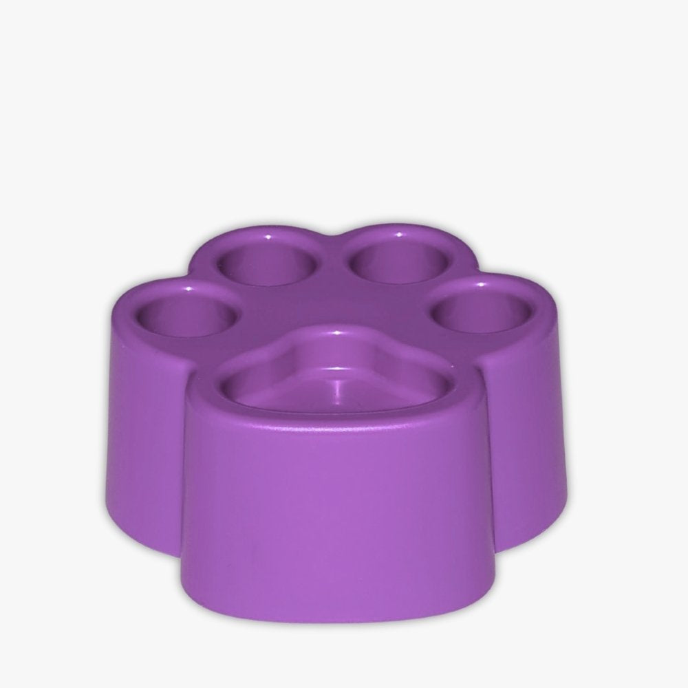Röhrchenständer Tatze V2 Violett