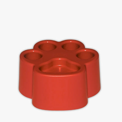 Röhrchenständer Tatze V2 Rot
